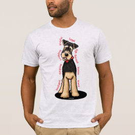 KiniArt Airedale Terrier Amplia T-Shirt