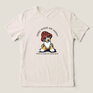 KiniArt Aussie Shepherd Dog Lover T-Shirt