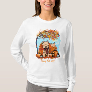 KiniArt Autumn Terriers T-Shirt