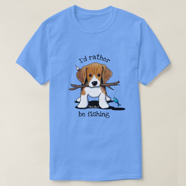 KiniArt Beagle Pup T-Shirt (Frente do Design)