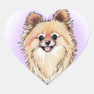 KiniArt Bella Pom Adesivo de Coração