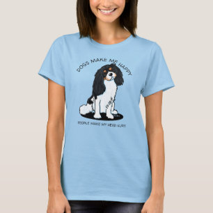 KiniArt Cavalier Spaniel Dog Amava T-Shirt