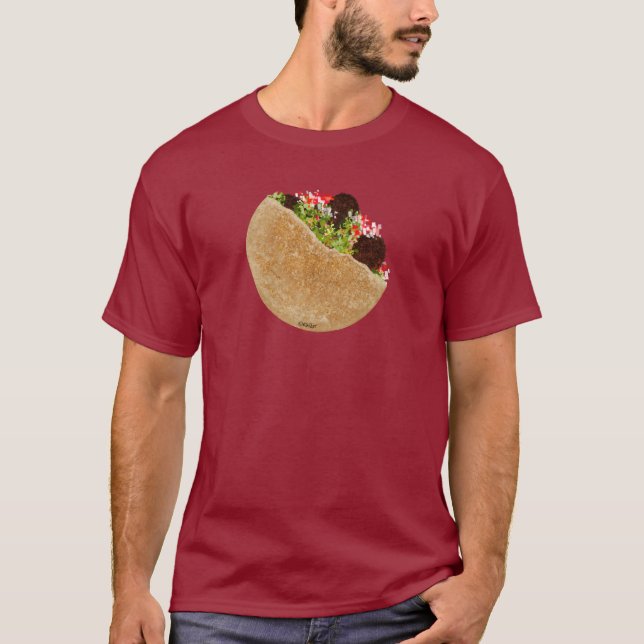KiniArt Falafel Sandwich T-Shirt (Frente)