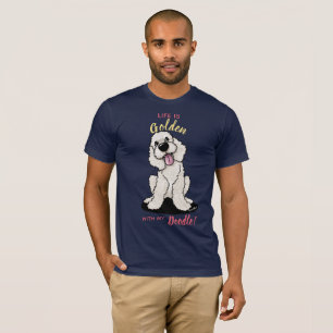 KiniArt Life É Ouro DOODLE T-Shirt
