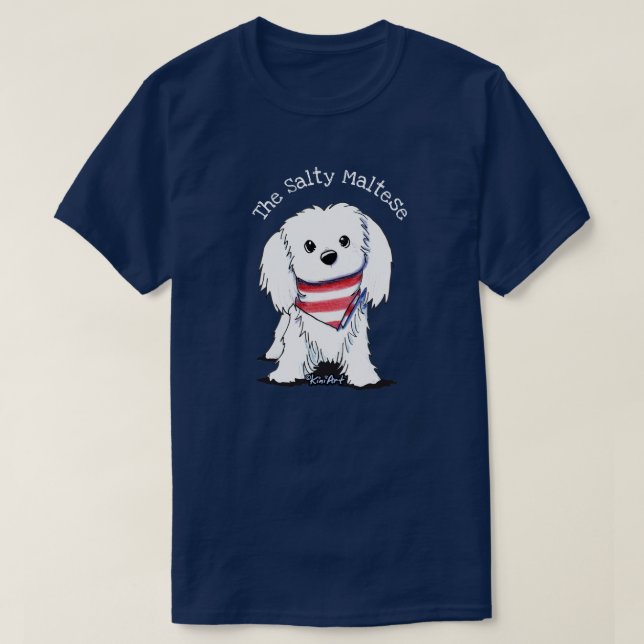 KiniArt Maltês - Camisa (Frente do Design)