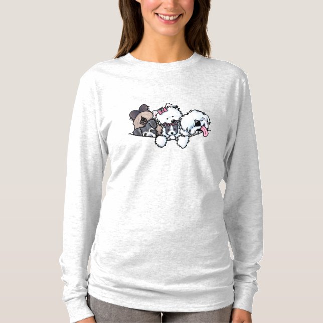 KiniArt Pocket Cheio de Posers T-Shirt (Frente)