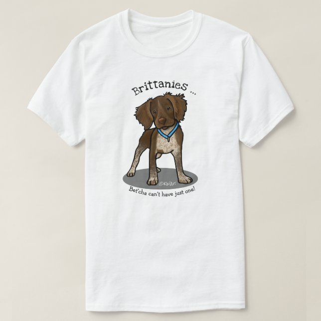 KiniArt Roan Brittany Lover T-Shirt (Frente do Design)