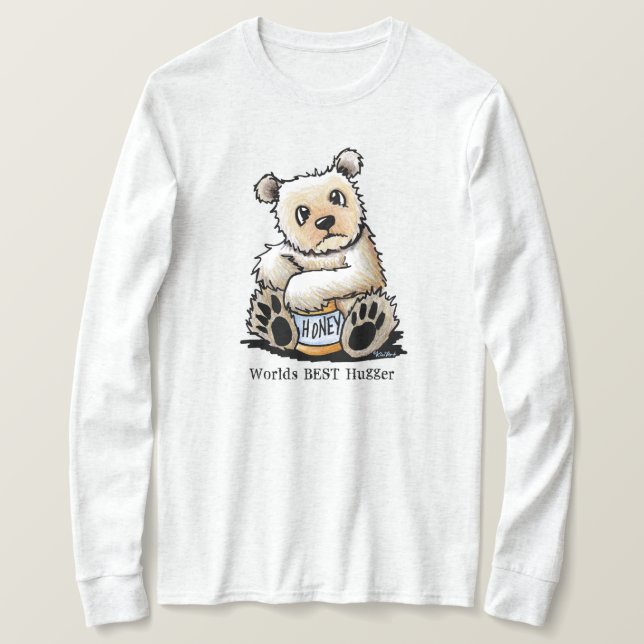 KiniArt Spirit Bear Hugger T-Shirt (Frente do Design)