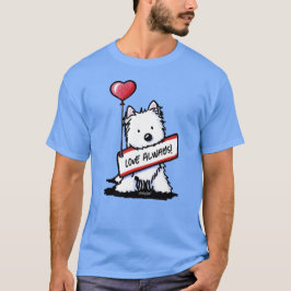 KiniArt Westie Ama Sempre T-Shirt