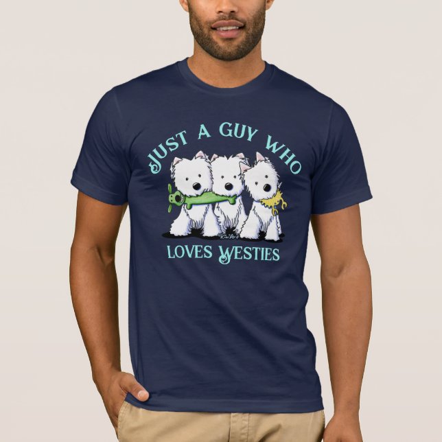 KiniArt Westie Amante T-Shirt (Frente)