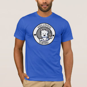 KiniArt Westie Café T-Shirt