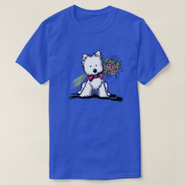 KiniArt Westie Camiseta do Dia dos Namorados