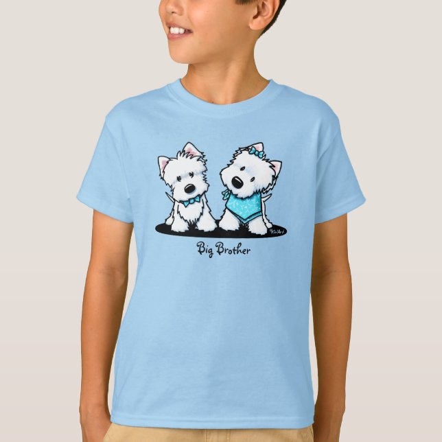 KiniArt Westie Terriers Camiseta (Frente)