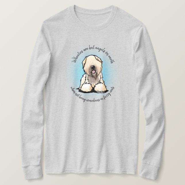 KiniArt Wheaten Terrier T-Shirt (Frente do Design)