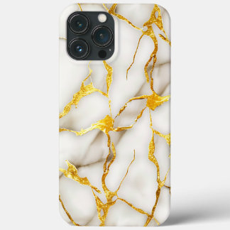 Kintsugi Branco Japonês Dourado