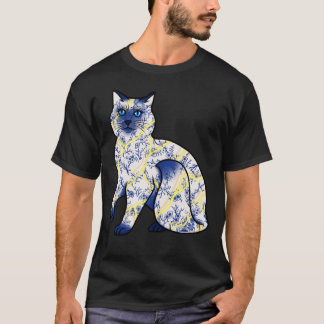 Kintsugi Cat v2 Clássica T-Shirt