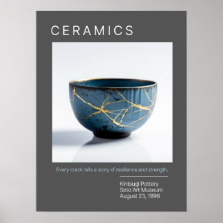 Kintsugi Pottery Poster Series | CINZAS