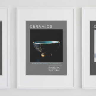 Kintsugi Pottery Poster Series | CINZAS
