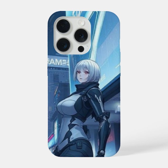 Kira yashiro anime cyberpunk capa de iphone (Verso)