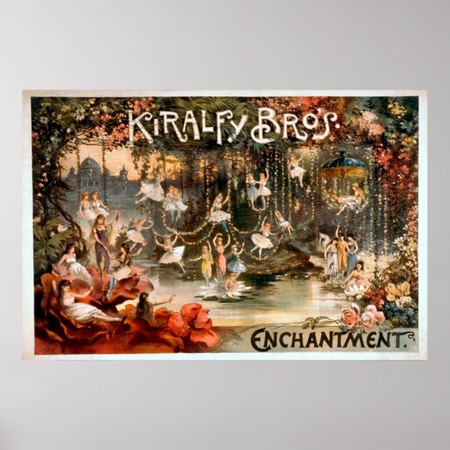 Kiralfy Brothers Enchantment Poster (Frente)