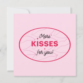 Kisses Love Lips Red Pink Lettering.