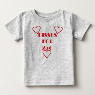 Kisses por 25 centavos - de camiseta Baby Fine J