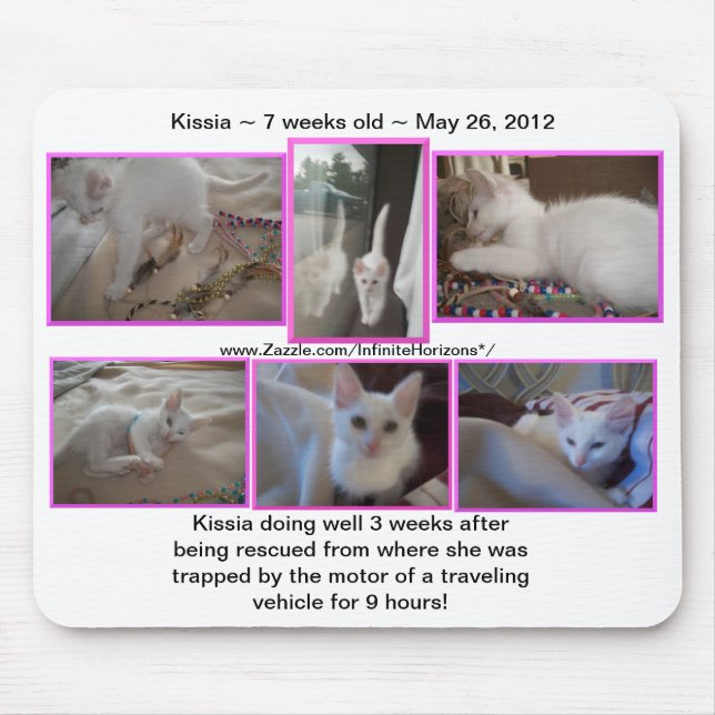 Kissia Fazendo Bem Mousepad (Frente)