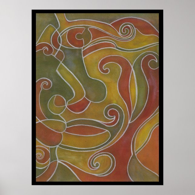 Kissy Face Art Impressão (Frente)