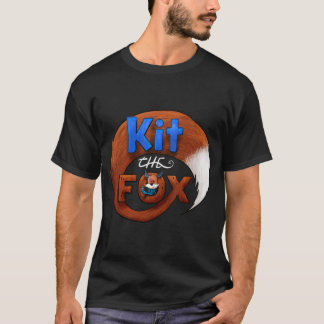 Kit a Fox Black T-Shirt