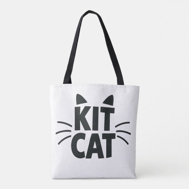 Kit Cat Bolsa Tote Tipográfica (Verso)