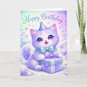 Kit de Faísca Fofa - Cartão de Aniversário de Gati