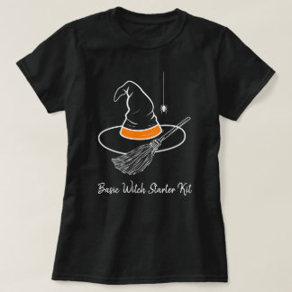 Kit de Iniciante de Bruxa Básica Camiseta Divertid