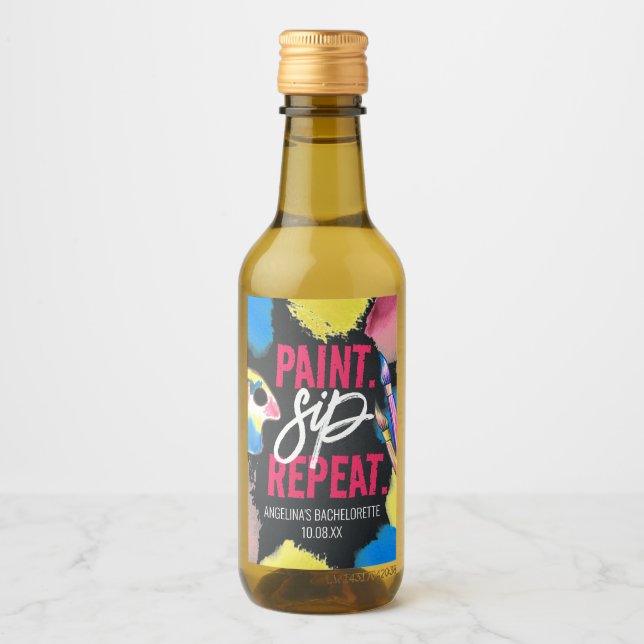 Kit de Pintura e Degustação de Vinhos para Despedi (Frente)