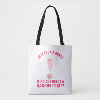 Kit de Ressaca Divertido Bolsa de Tote Floral de V