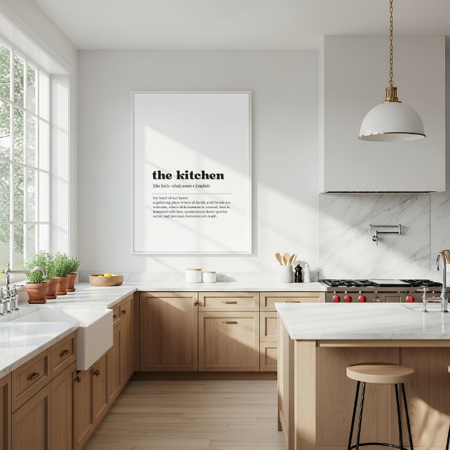 Kitchen Definition Poster | Dictionary Style (Criador carregado)