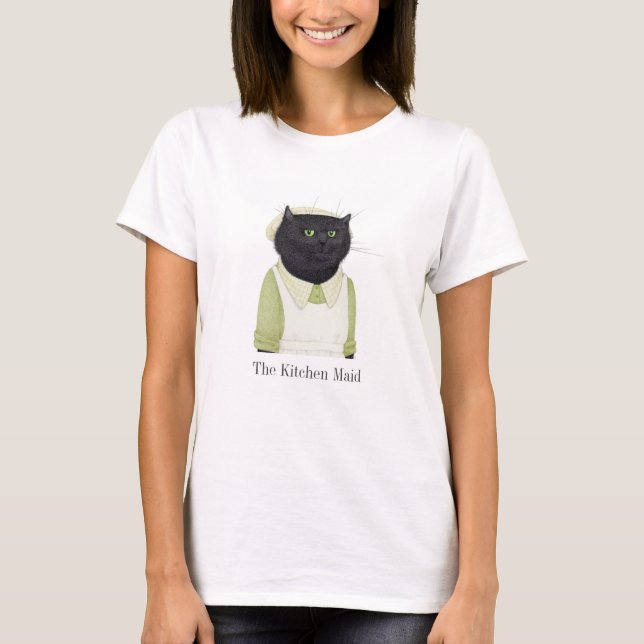 KITCHEN MAID CAT Camiseta básica para mulheres (Frente)
