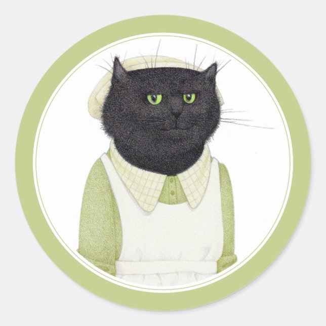 KITCHEN MAID CAT Pequenos Autocolantes (Frente)