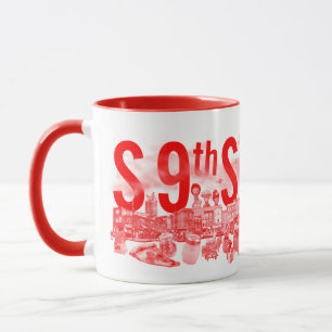 Kitschen Fatty S 9th St Caneca Lanchonete Vermelho