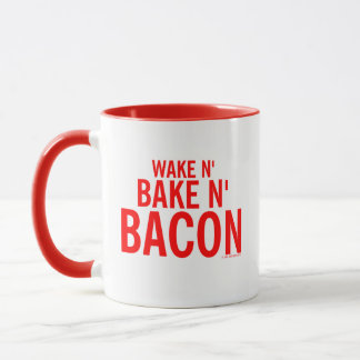 Kitschen Fatty Wake N' Bacon Caneca Lanchonete Ver
