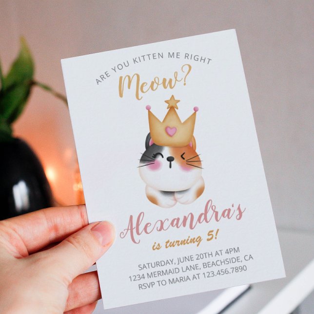 Kitten Meow Crown Girl Kitty (Criador carregado)