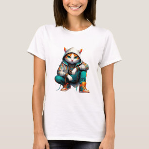 Kitten T-Shirt de estilo urbano