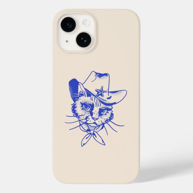Kitty Case-Mate iPhone Case (Verso)