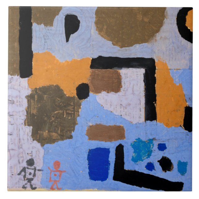 Klee - Com os dois Azulejos cerâmicos perdidos (Frente)