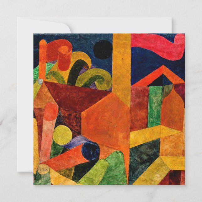 Klee - Paisagem com Sinalizadores (Frente)