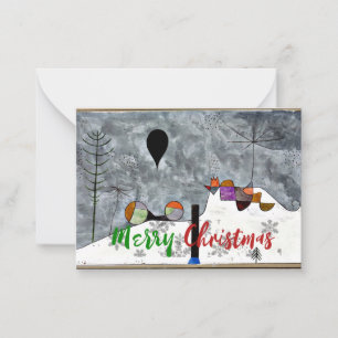 Klee - Pintura de inverno, Cartões de natal