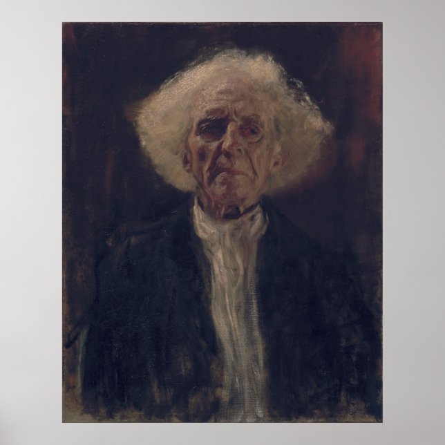 Klimt Blind Man Sketch - Impressão de Arte (Frente)
