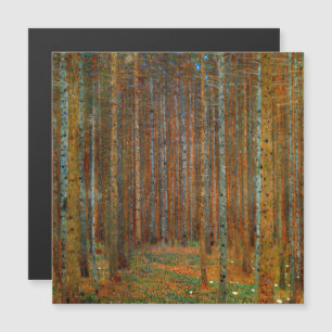 Klimt - Cartão Magnético da Floresta de Pinheiro d