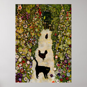 Klimt Famoso de Poster de Cat