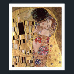 Klimt Gustav ~ o Poster do Beijo<br><div class="desc">Klimt 1862-1918,  Gustav,  Baumgarten bei Wien,  Áustria</div>