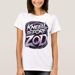 Kneel Antes De Zod - Comando Negrito T-Shirt